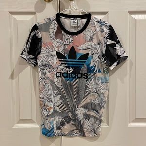 Adidas Original Brazilian Floral T - Size Women’s XS